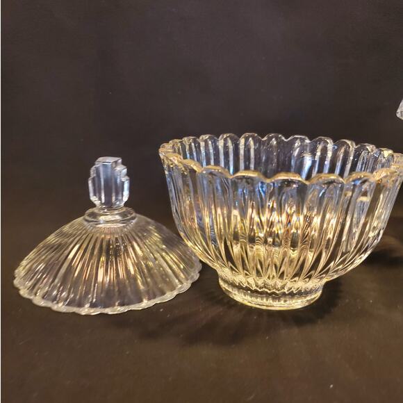Vintage Mikasa Crystal Creamer n Covered Sugar in Royal Suite - Picture 4 of 11